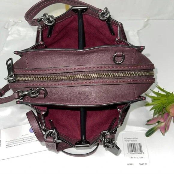 NEW Coach Limited Edition Dreamer 21” in Signature Canvas Rexy Yeti Out Satchel